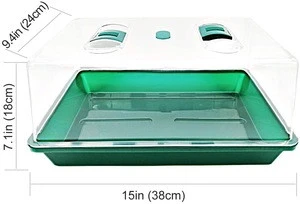Indoor garden seed starting kit plant seed germination tray plant seed starter nursery tray