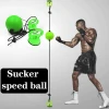 Indoor Punching Balls Floor To Ceiling Punching Bag Suction Cup Suspended Boxing Speed Ball Adult Fitness Training Equipment