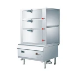Induction Seafood steamer/ Three-door seafood steaming cabinet