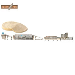 Industrial automatic roti maker plant rotimatic machine full production for food industries making tortilla tacos