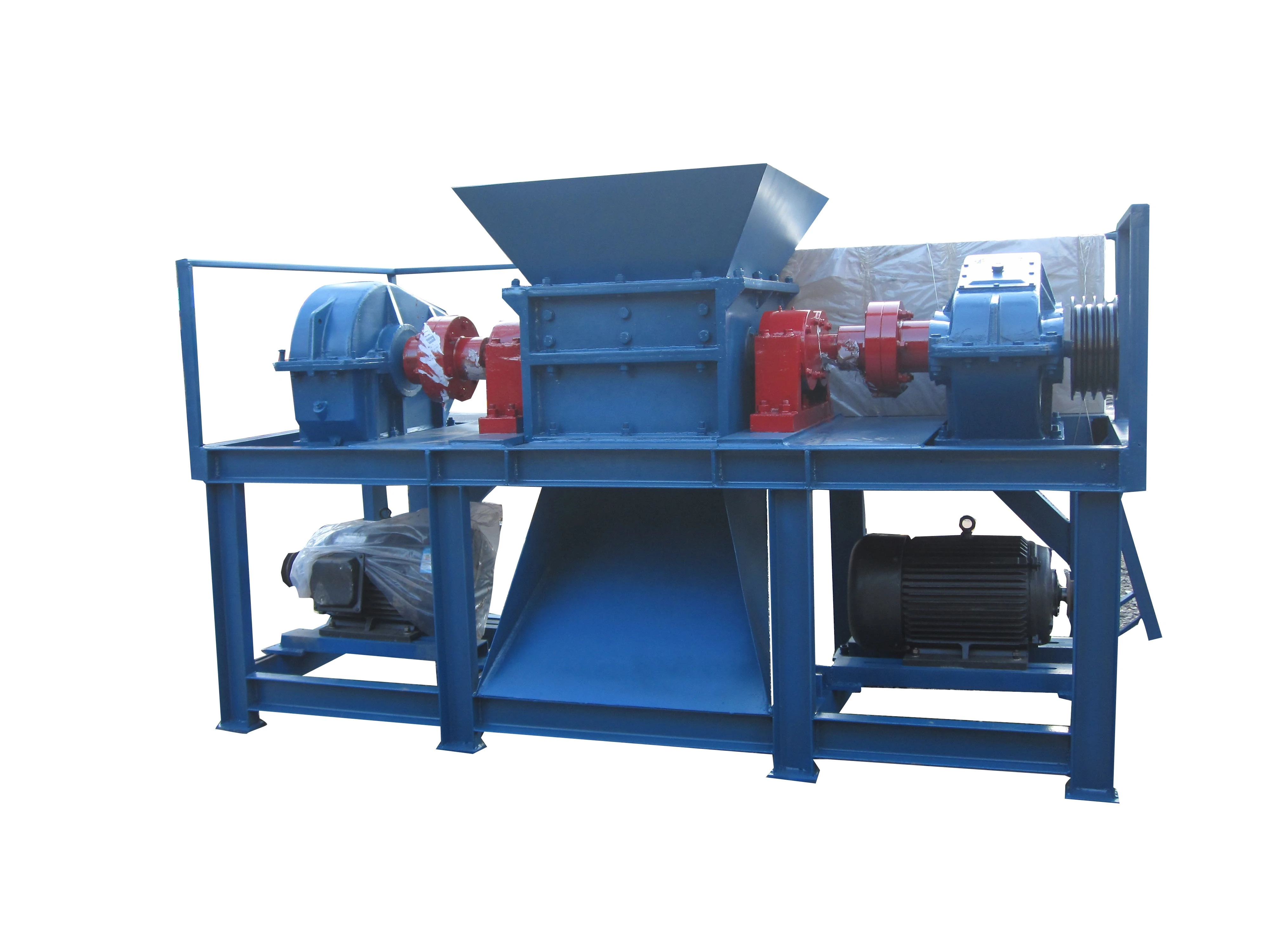 Industrial Tire Tyre Shredder Plastic Recycling Machine