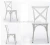 Import Industrial vintage metal cross back restaurant dining room chairs from China