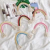 ins decor pendant hand-woven Rainbow kids Hairpin Hair Accessories Storage hanging wall decoration ornaments home decoration