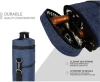 Insulated 2 Bottle Wine Tote Carrier  Portable Wine Bag with Shoulder Strap andCarry Handle