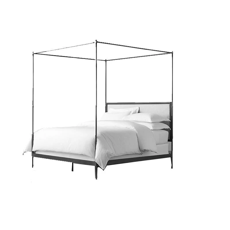 Iron double modern simple princess bed single bed 1.5-1.8 meters bed