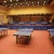 Import ITTF Approved High Quality Table Tennis Court Flooring with Red / Blue Pineapple Pattern from China
