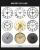 IVYDECO New Design Round Industrial Horseshoe Hook Gold Roman Numerals Metal Wall Clock Home Decorative