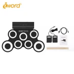 iWord Best Christmas Gift Toy Musical Instrument for children Played Sound Recorder Roll up Drum