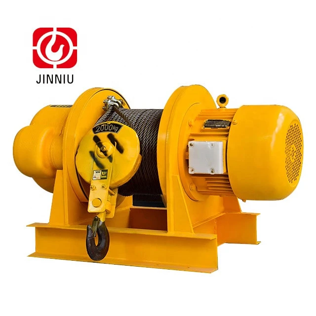 Jinniu  China JK-D Electric Wire Rope Pulling winch 1500kg polipasto electrico construction lift 1000kg electric hoist