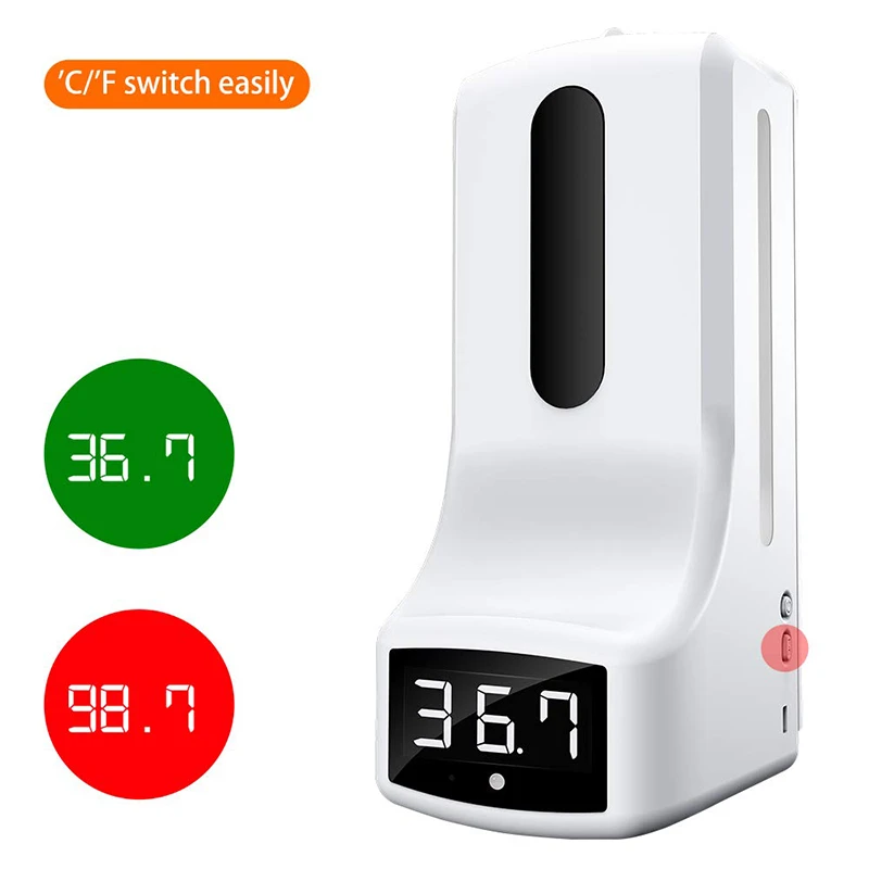 K9 Pro Termometro Touchless Smart Life Hand Sanitizer Dispenser Alcohol Auto Temperature Scanner Sensor k9 pro thermometer