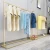 Import Kainice Retail Garment Store Interior Design Black Kids Clothing Rail Wall Mounted Men Clothes Display Racks from China