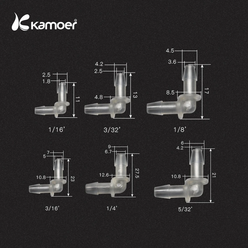 Kamoe four way joint six way plastic cross silicone tube transparent joint 4-way 6-way waterproof pagoda joint hose joint