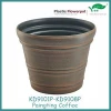 KD9101P-KD9108P-Grey plastic pot for garden supplies