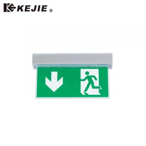 KEJIE Wall-mounted Rechargeable  Stair Exit Sign LED Emergency Exit Lighting Signs Light