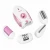 Import kemei KM-2530 lady body scraping shaver female waterproof razor hair shaver hair remover epilater  and callous remover 4 in 1 from China
