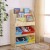 Import Kids wooden book rack playroom bedroom toy storage organizer children toy shelves for school from China
