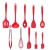 Import Kitchen Accessories Food Grade Reusable Silicone kitchenware 10 pieces kitchen utensils sets from China