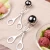 Import Kitchen Stainless Steel Manual Meatball Maker Ice Cream Scoop Meat Ball Spoons Making Machine from China