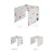 Import kitchen waterproof and dustproof cover microwave oven cover cloth Creative refrigerator hanging bag  household goods storage bag from China
