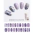 Korean gel nail stickers 42 types Gel Polish strips wraps private label