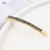 Korean Style Hairpin Hot Selling Rhinestone Hair Clip Colorful Crystal Paved Hair Pin For Girls