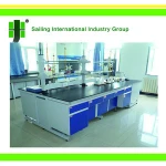 Lab central bench, lab furniture