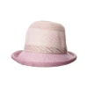 Ladies Fashion Clothing, Beige, Pink and Black Bucket Hat, &quot;Shape Memory Hat&quot;