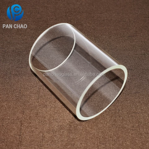 large diameter pyrex clear glass tube