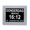 Latest series 8INCH diamond desktop clock digit calend day alarm clock components