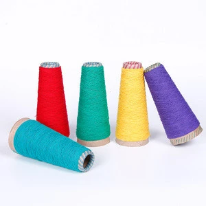 Leading regenerated recycled blended open end manufacture cotton and polyester yarn for weaving and knitting