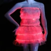 LED Fiber optic flowers for clothing decoration/fiber optical fabric