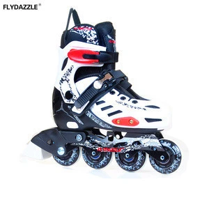 led flashing roller wheel inline skates light 4 wheel retractable roller skate shoes inline
