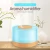 Import LED Light humidifier aroma diffuser 500ml wooden base air ultrasonic humidifier from China
