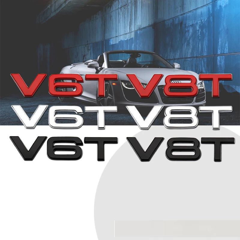 letter R,V,S 3d car emblem,custom design car emblem