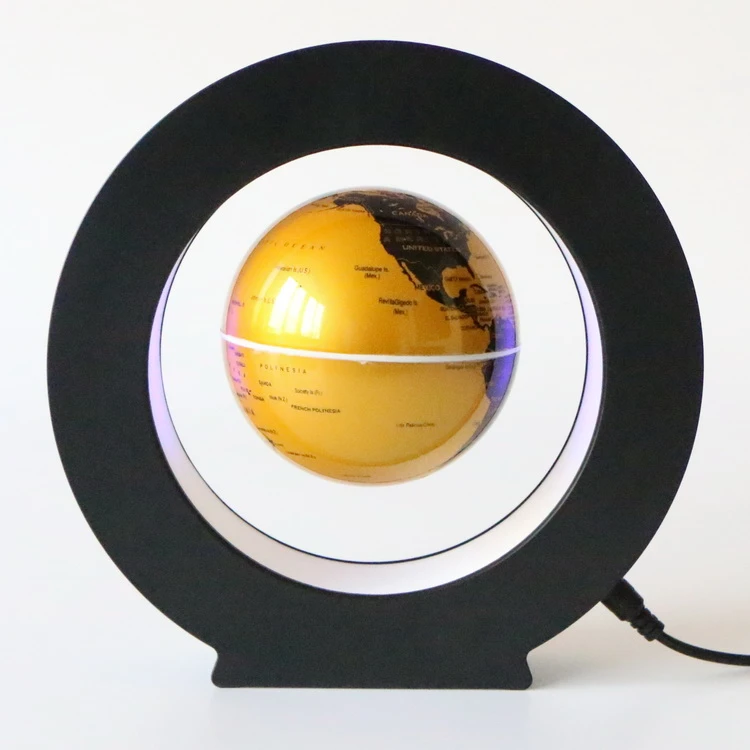 Levitation Globe Light World Map Ball Lamp Lighting Office Home Decoration Terrestrial Globe novelty lamp