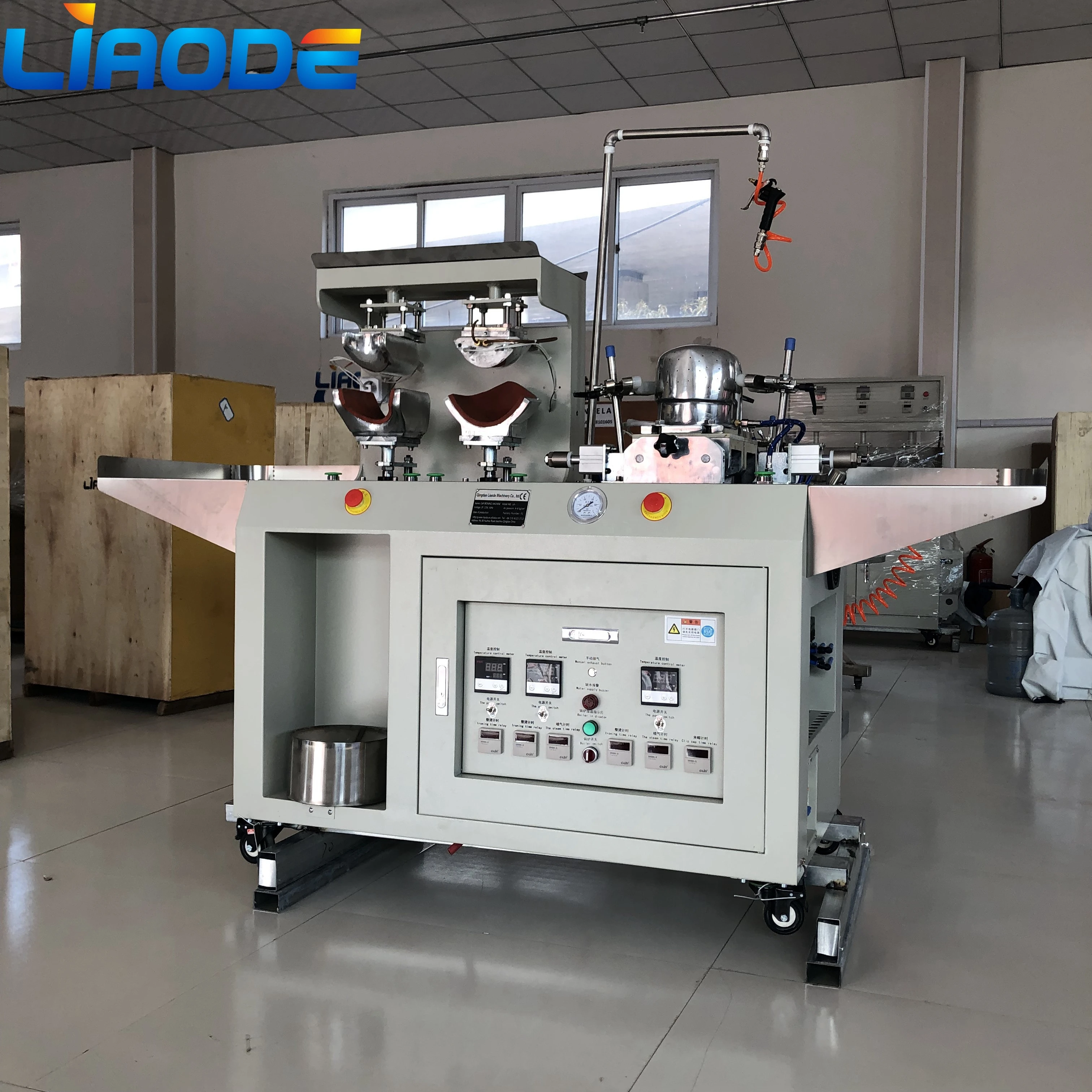 Liaode Automatic Hat making steam Cap Ironing  machine