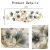 Import light luxury creative flower with ginkgo design wall art living room bedroom metal wall decoration wall hanging from China