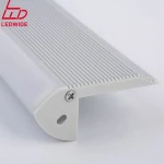 Light up 90 degree illuminate aluminum nosing, channel,profile,extrusion for the stairs step floor