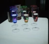 Lighted up plastic high quality champagne glass for bar tool , gift ,premium