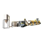 Lldpe ldpe pe hdpe plastic film recycling washing line for Tunisia