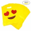 Logo Printing Patch Handle Packaging Carrier Clear LDPE HDPE oxo Biodegradable Shopping Plastic Bag