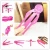 Import Lovbeauty OEM Microblading Stencils Brow Removable Ruler Rose Red Plastic Callipers Eyebrow Design Helper from China