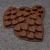 Import Love shape silicone chocolate mould ice tray ice cube ice biscuit cake baking mold from China