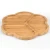 Import low price custom home party round divided compartments dry fruits dessert cake bamboo wooden serving tray plates from China