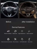 Low Price Guaranteed Quality Wheels Leather Car Steering Wheel Cover Fur