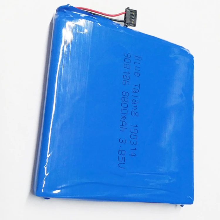LP908186 8800mah Power tool lithium battery pack 3.85V high voltage  Multi-parameter monitor With connector