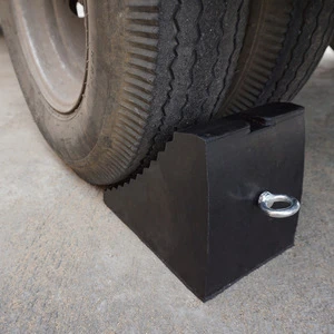 LUBA different models rubber wheel stop chock for 45 to 60 tons truck