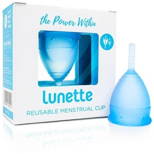 Lunette Reusable Menstrual Cup Blue Model 1