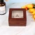 Import Luxury Custom Logo Square Wooden Multiple Rings Jewelry Box Packaging Organizer from China