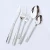 Import Luxury silverware knife fork spoon set stainless steel wedding cutlery set from China